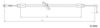 CABOR 10.9866 Cable, parking brake